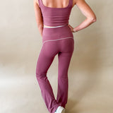 Piped Flare Legging