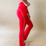 Piped Flare Legging