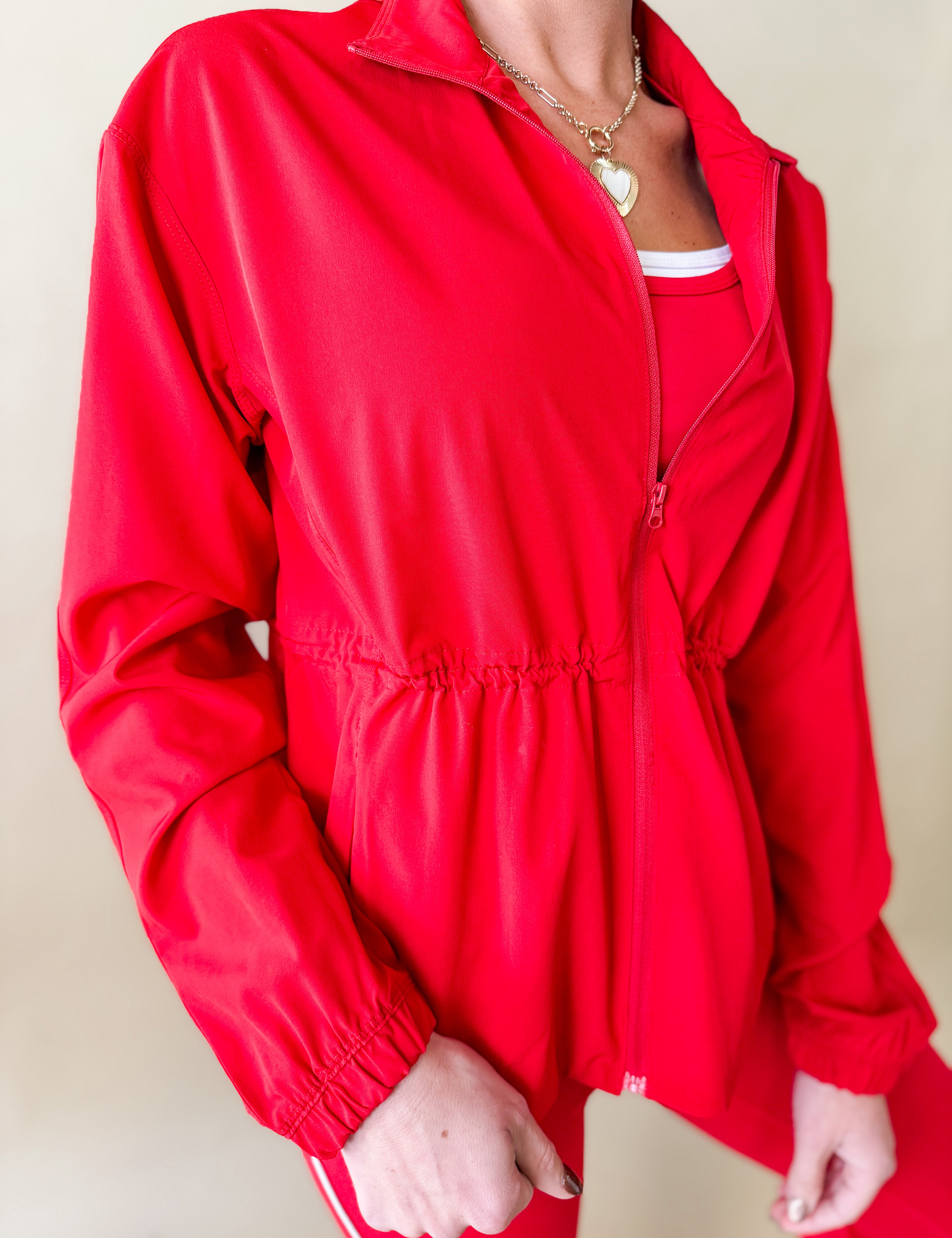 Cinched Peplum Jacket