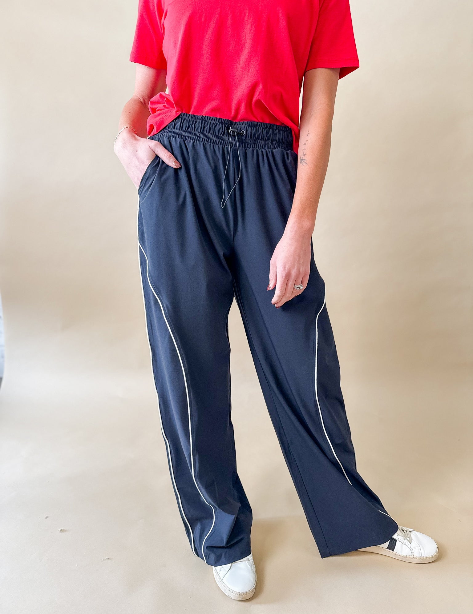 Curved Classic Track Pants