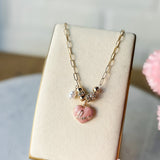 Blush Love Charm Necklace