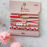 Love Hair Tie/Bracelet Set