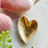 Gold Heart Trinket Tray
