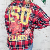 Collegiate Plaid Top