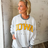 IOWA Ringer Stripe Sweatshirt