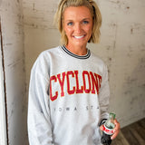ISU Ringer Stripe Sweatshirt