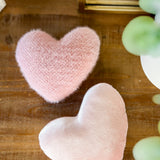 Fuzzy Fabric Heart