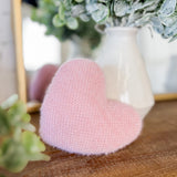 Fuzzy Fabric Heart