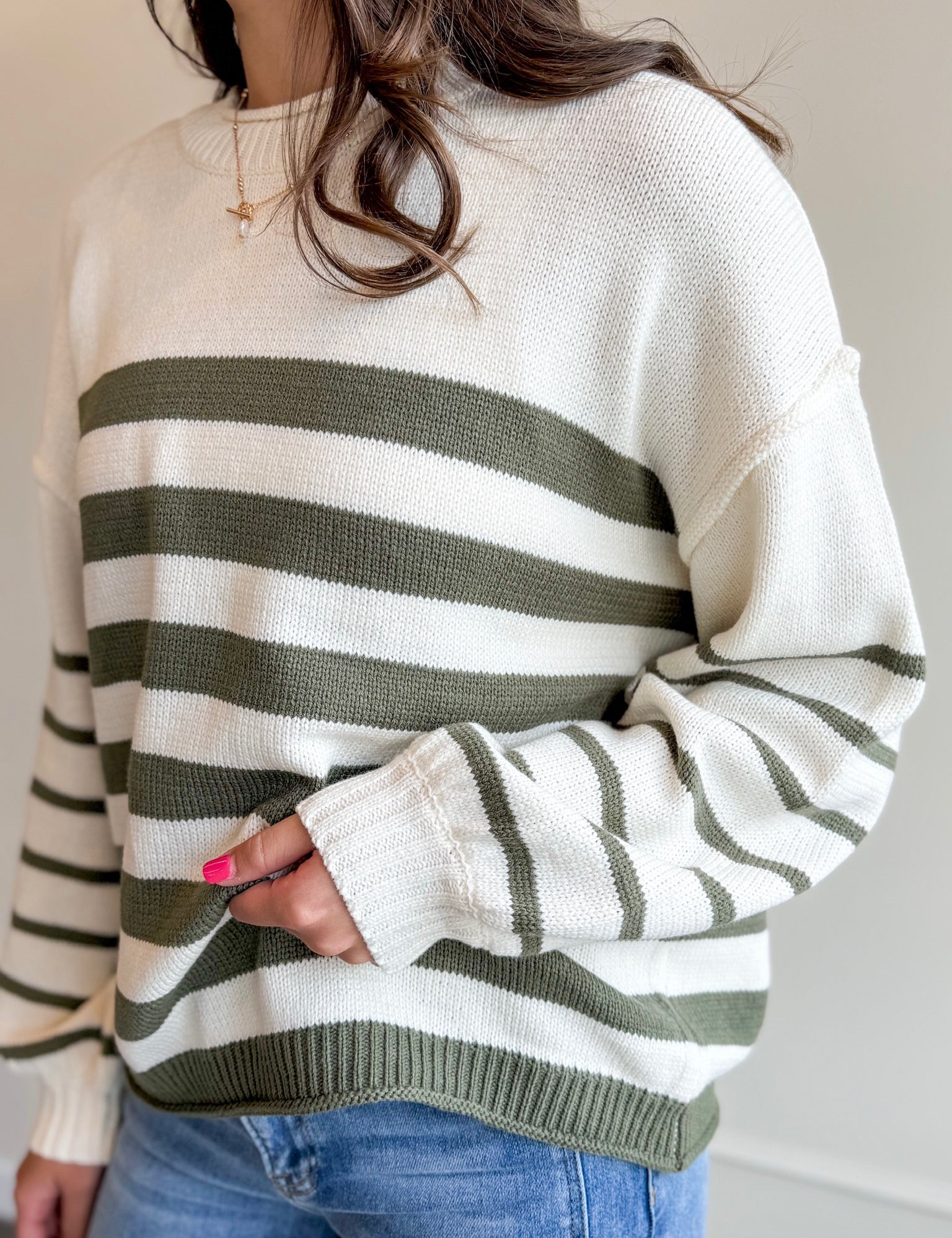 Striped Oversized Sweater