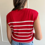 Candy Stripe Sweater Tank