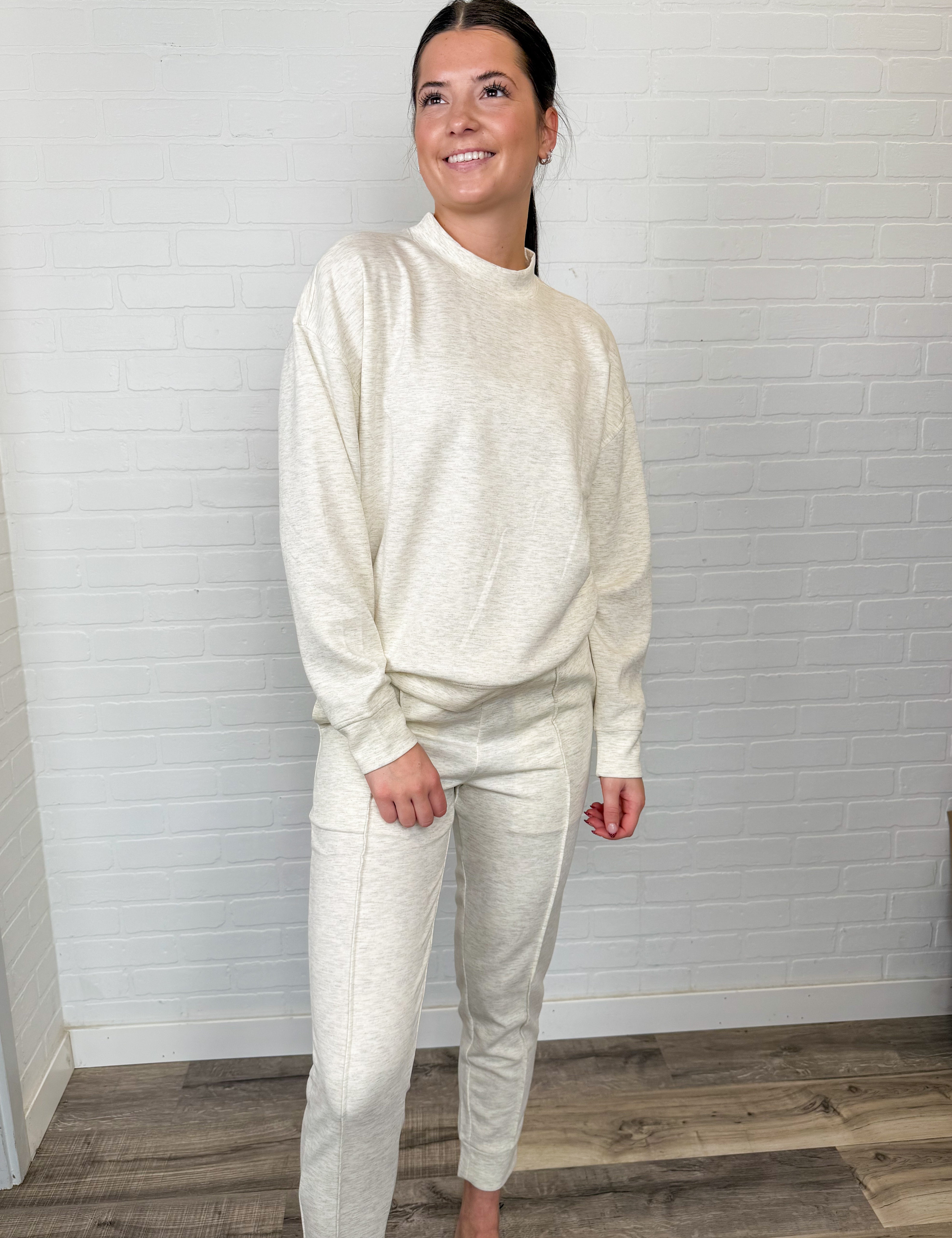 Scuba Mock Neck Pullover & Joggers Set