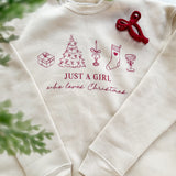 Just A Girl Who Loves Christmas Crewneck