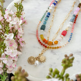 Sunburst Layered Necklace