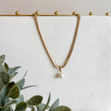 Pearl Snake Chain Necklace