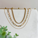 3 Chain Layered Necklace