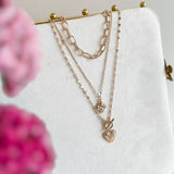 Layered Heart Necklace