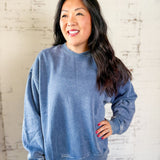 Easy Street Acid Wash Pullover