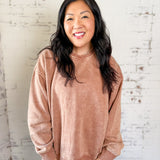 Easy Street Acid Wash Pullover