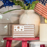 5x3" Carved USA Flag
