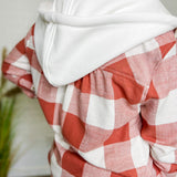 Plaid Hooded Shirt