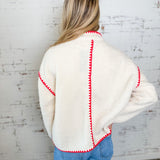 Peppermint Stitch Cozy Jacket