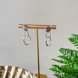 Hammered Link Drop Earrings