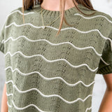Wavy Days Knit Top