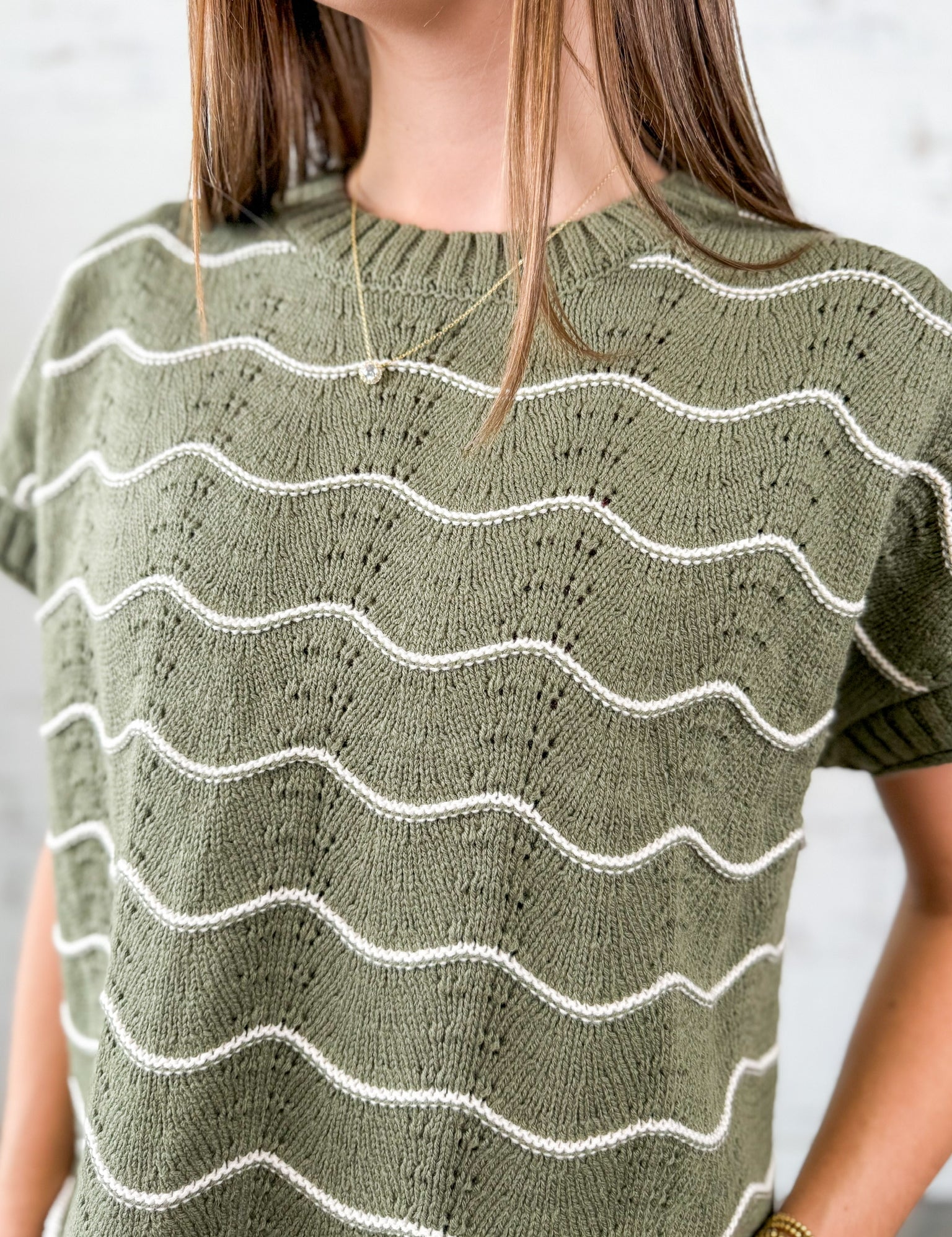 Wavy Days Knit Top