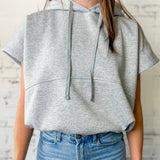 Sleeveless Hoodie Top