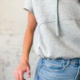 Sleeveless Hoodie Top