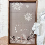 Let It Snow Sign