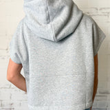 Sleeveless Hoodie Top