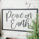 MDF Joy WorldPeace Earth Wall Art