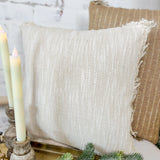 Slub Gold Flake Pillow