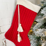 Red Knit Stocking