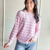 Soft Stripe Lightweight Knit Sweater