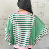 Playful Stripe Sweatshirt