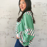 Playful Stripe Sweatshirt
