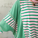 Playful Stripe Sweatshirt
