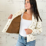 Polka Dot Quilted Jacket