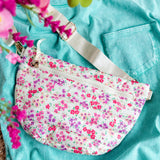 Jolie Floral Puffer Bum Bag