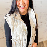 Snap Button Down Vest