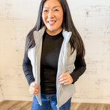 Quilted Soft Knit Vest