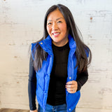 Mock Neck Puffer Vest