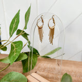 Feathered Dangle Earring