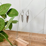 Feathered Dangle Earring