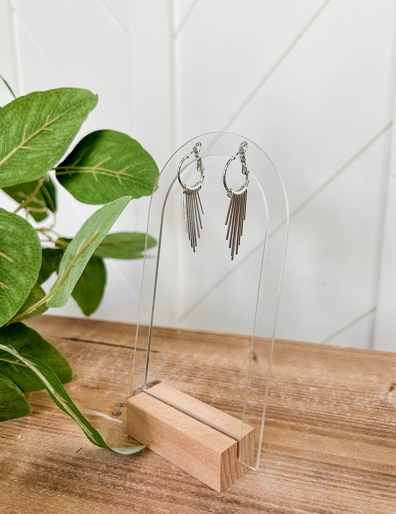 Feathered Dangle Earring