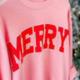 Merry Bold Fill In Graphic Top