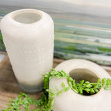 Textured Two-Tone Vase