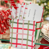 Festive Plaid Tea Towel